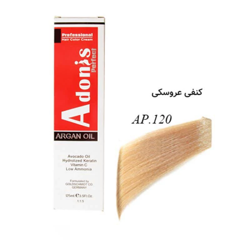 رنگ مو آدونیسAP.120کنفی عروسکی