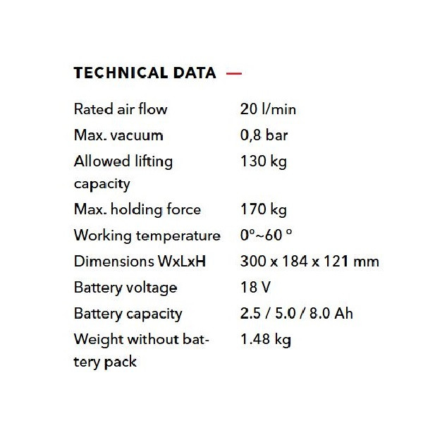 قاپک شارژی فلکس مدل VLP 18.0 C