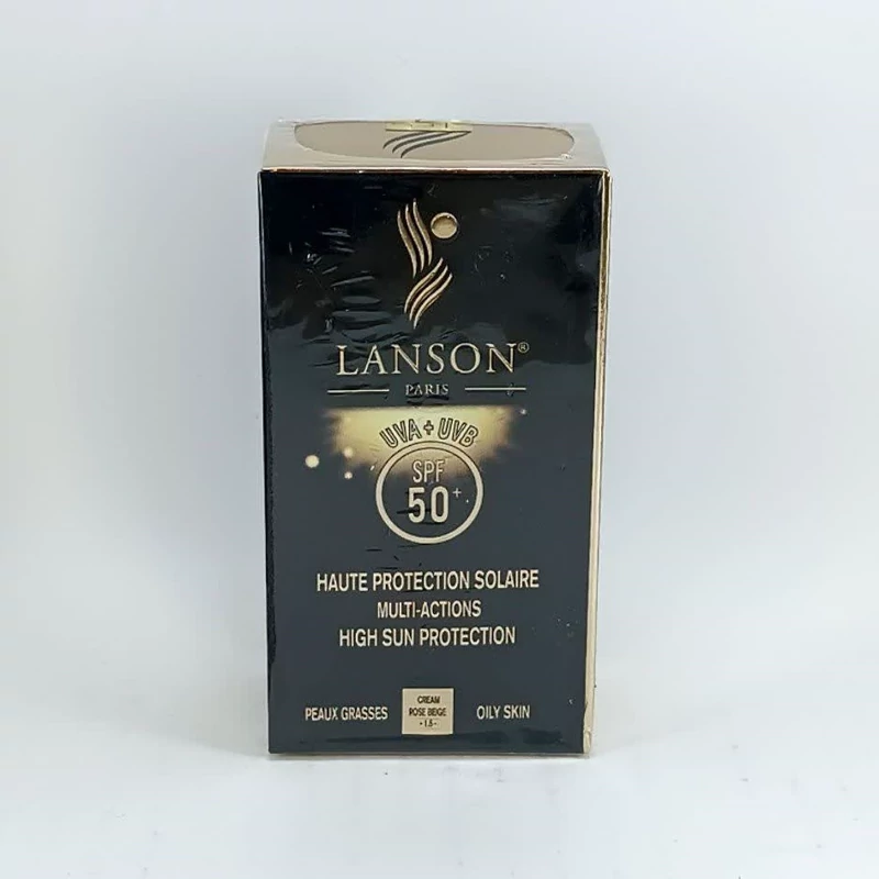 کرم ضد آفتاب و ضد چروک لانسون SPF50 رنگ بژ روشن