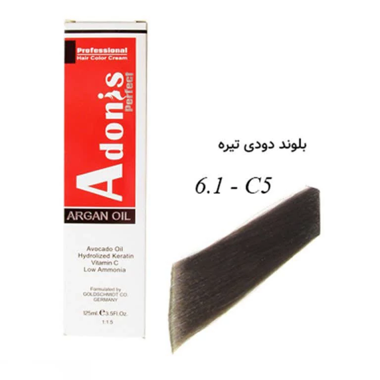رنگ مو آدونیسC5بلوند دودی تیره6.1