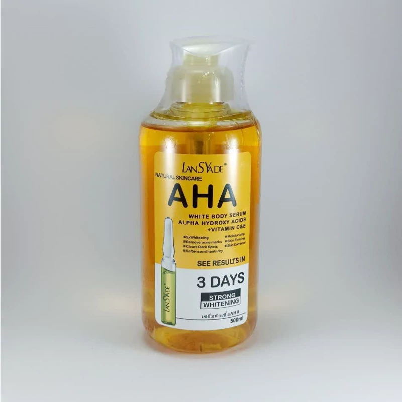 سرم AHA لنسیاد 500 میل روشن کننده پوست و ضد لک