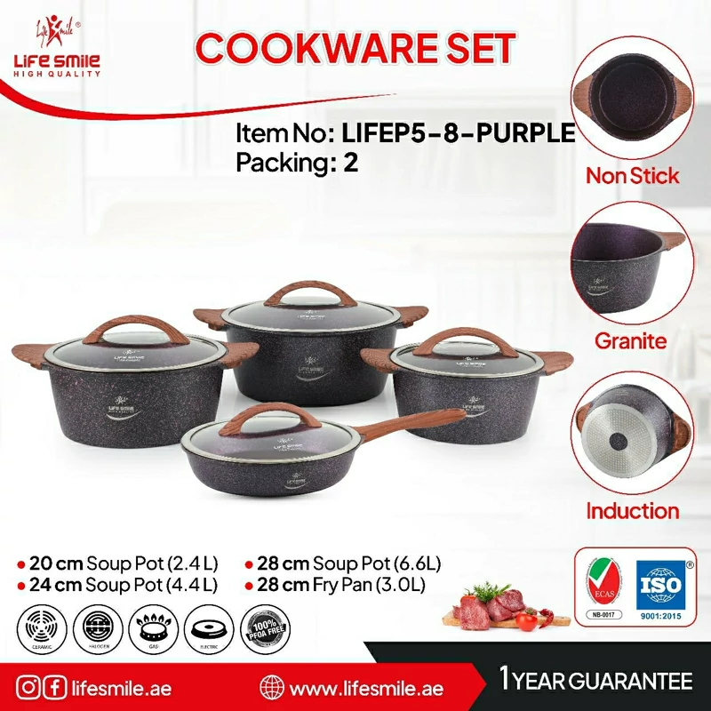 سرویس قابلمه گرانیتی 8 پارچ لایف اسمال