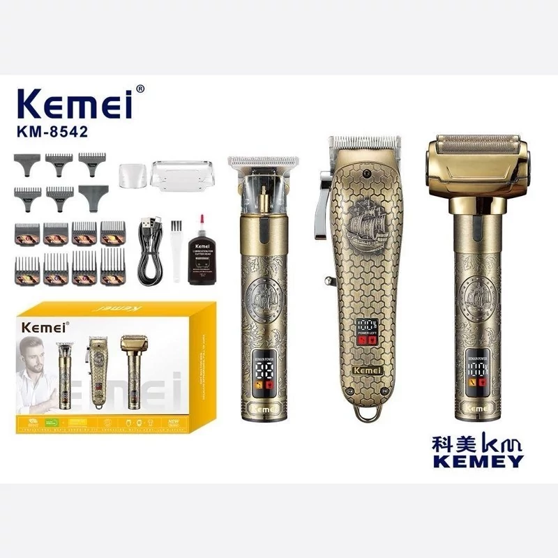 ماشین اصلاح 3 تکه کیمی مدلKM-8542