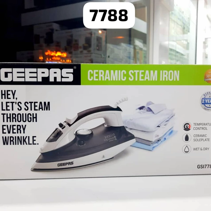 اتو بخار جیپاس مدل GSI7788 ا -GEEPAS steam iron model GSI7788
