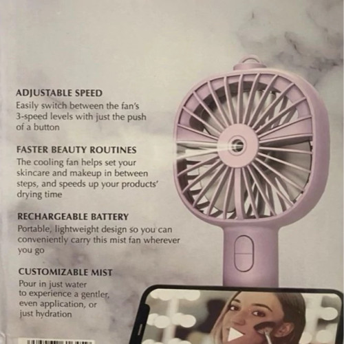پنکه شارژی مه پاش قابل حمل BEAUTY FAN