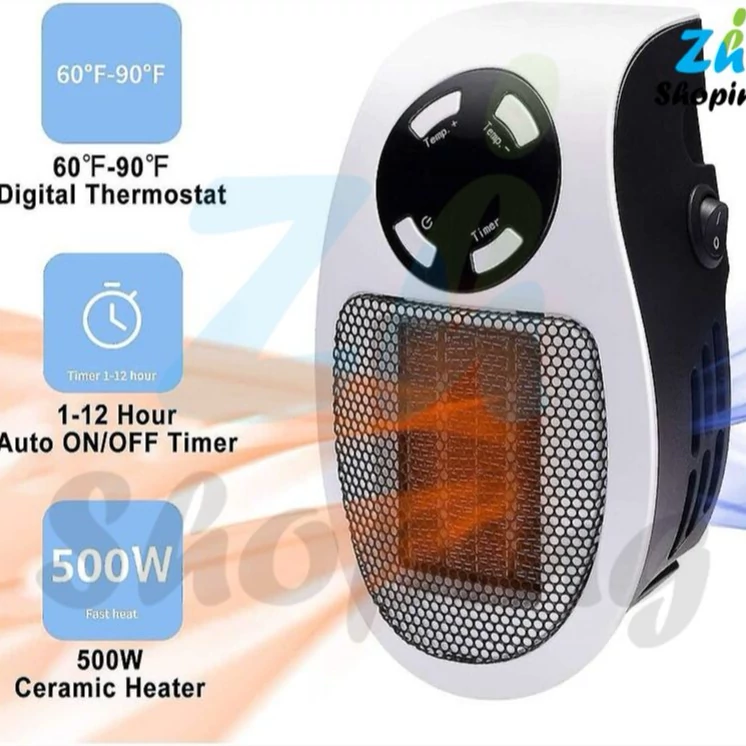 هیتر برقی پریزی مدل Portable Heater با پرتاب باد عالی