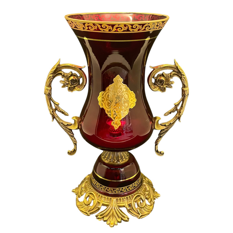 گلدان دکوری مدل مطلا