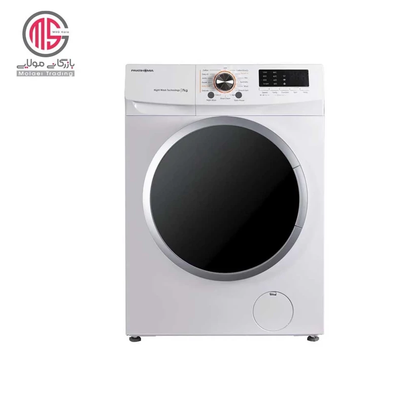 ماشین لباسشویی 7 کیلویی پاکشوما مدل UWF-10700 WT(پس کرایه)