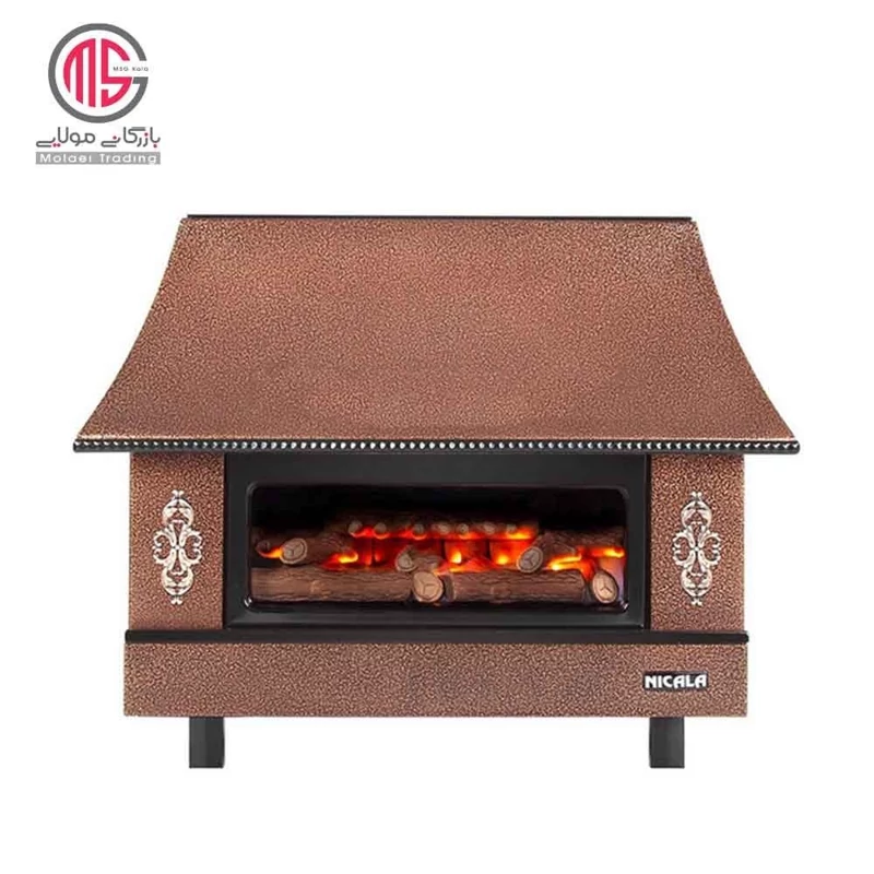 بخاری گازی نیک کالا 28000 طرح شومینه مدل زرین MC28(پس کرایه )