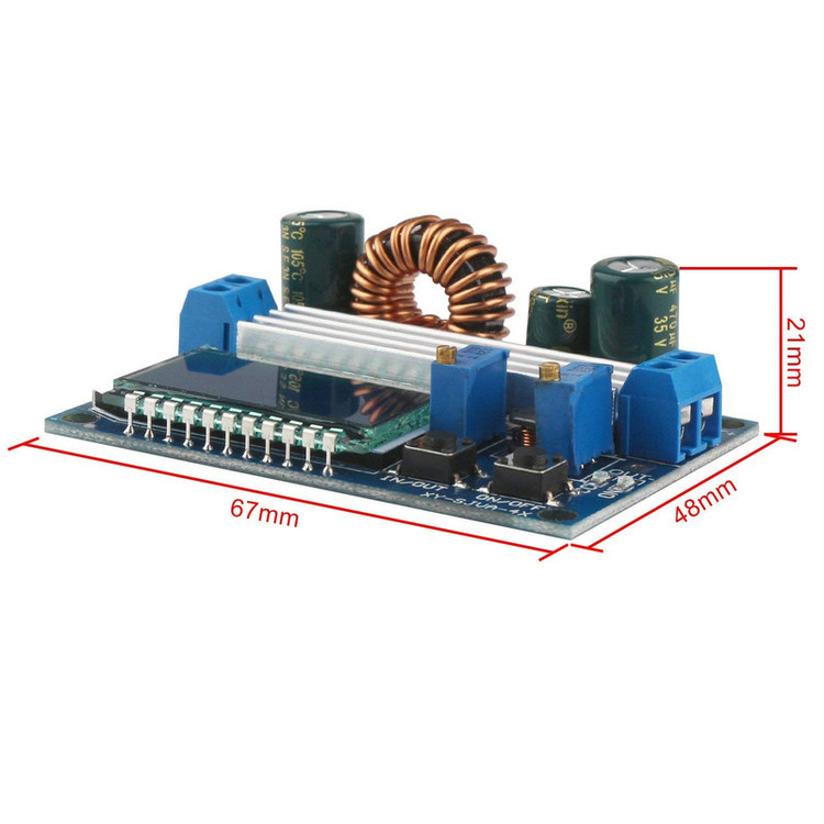 ماژول منبع تغذیه کد cc-cv-30w-LCD