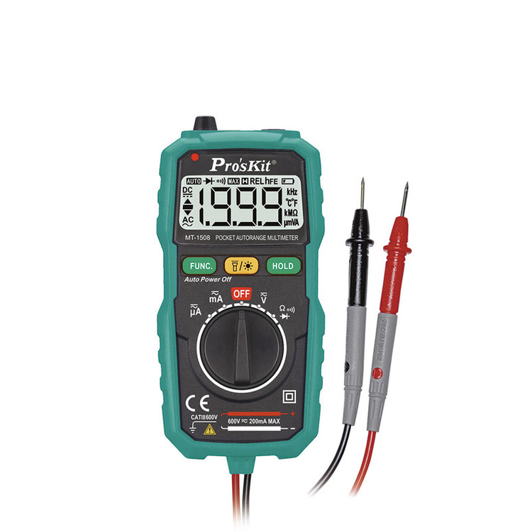 مولتی متر دیجیتال پروسکیت مدل MT-1508