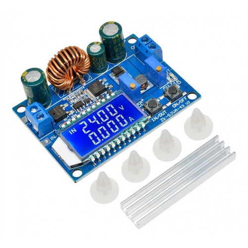 ماژول مبدل DC-DC کاهنده و افزاینده مدل HW-140 به همراه هیت سینک