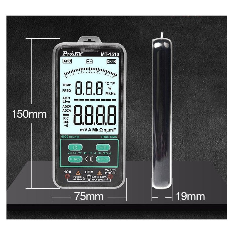 مولتی متر دیجیتال پروسکیت مدل MT-1510