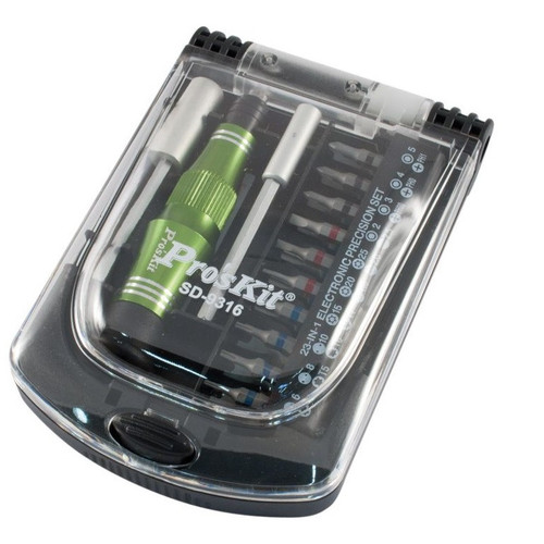 پیچ گوشتی پروسکیت مدل SD-9316 مجموعه 23 عددی