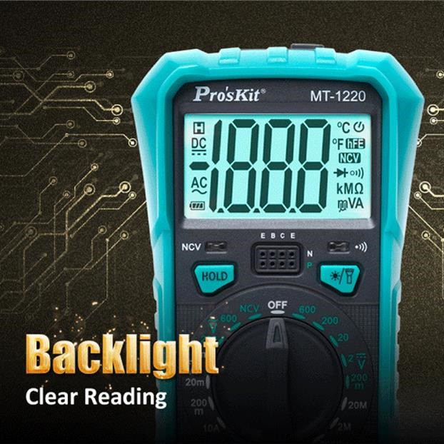 مولتی متر دیجیتال پروسکیت مدل MT-1220