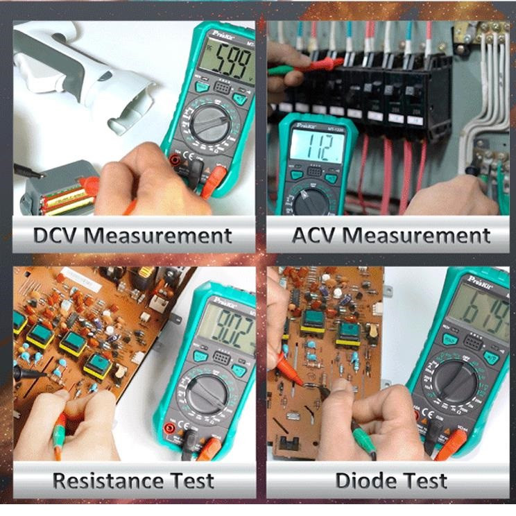 مولتی متر دیجیتال پروسکیت مدل MT-1220