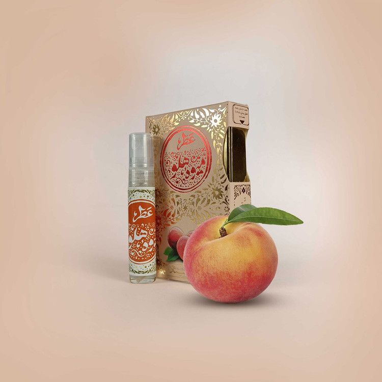 عطر جیبی طیبستان مدل هلو حجم 5 میلی لیتر