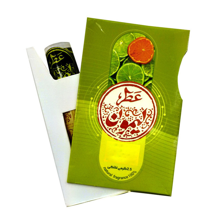 عطر جیبی طیبستان مدل لیمون حجم 2.5 میلی لیتر