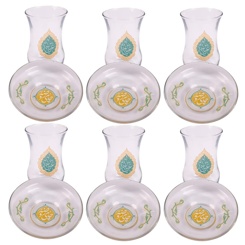 سرویس چای خوری 12 پارچه مدل یا عباس