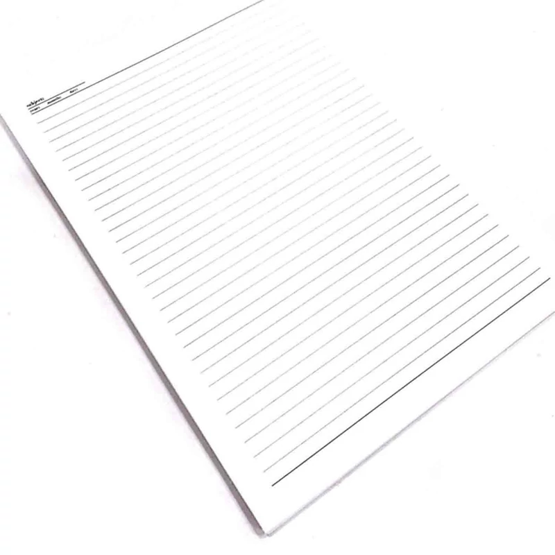 کاغذA4خطدار50برگی کلیپس کد0053
