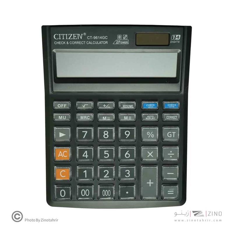 ماشین حساب رومیزی3صفر14رقم سی تی ژن کدCT-9614C