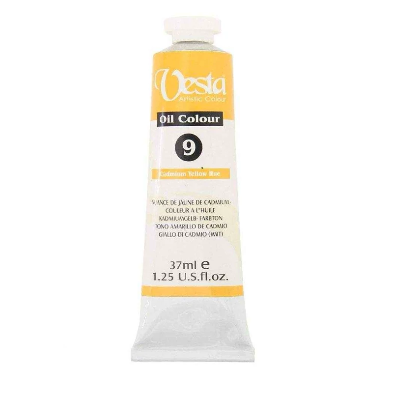 رنگ روغن 37میل وستاکد9 Hue Yellow Cadmium