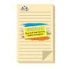 پست ایت100برگ 202*126 خط دار زرد اسکول فنز کد9208