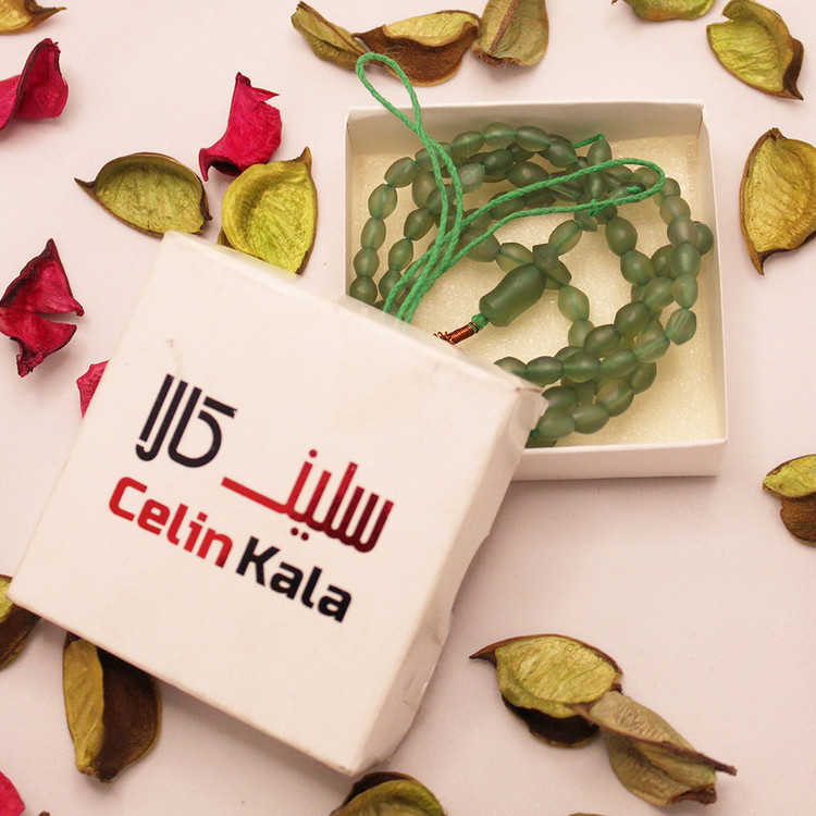 تسبیح سلین کالا مدل شاه مقصود افغان گندمی کد 101