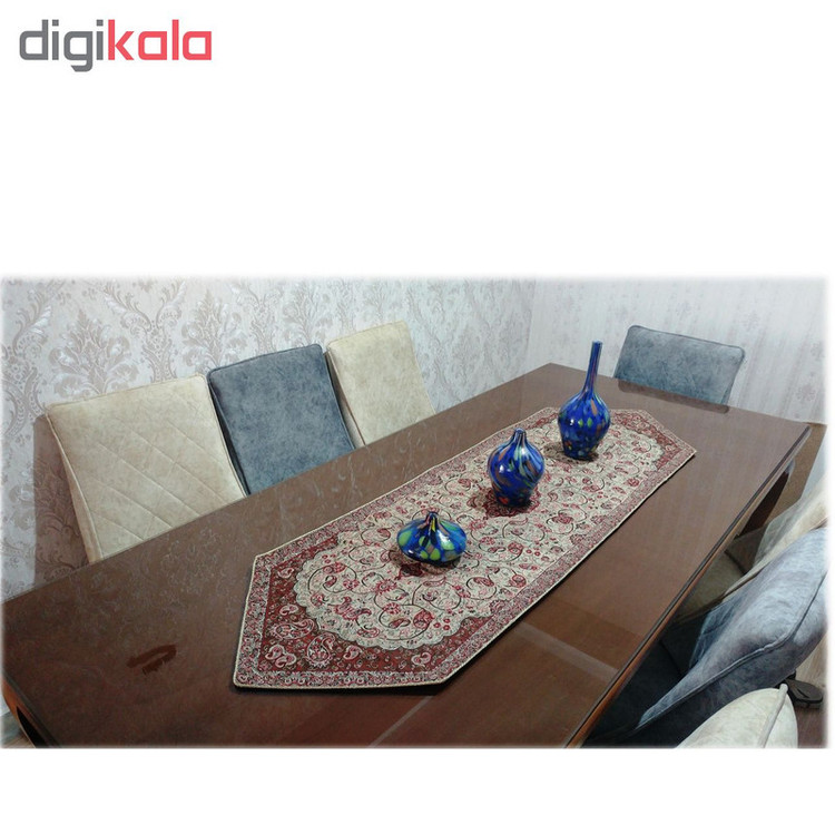 ست 5 تکه رومیزی ترمه طرح شاه عباسی کد 33