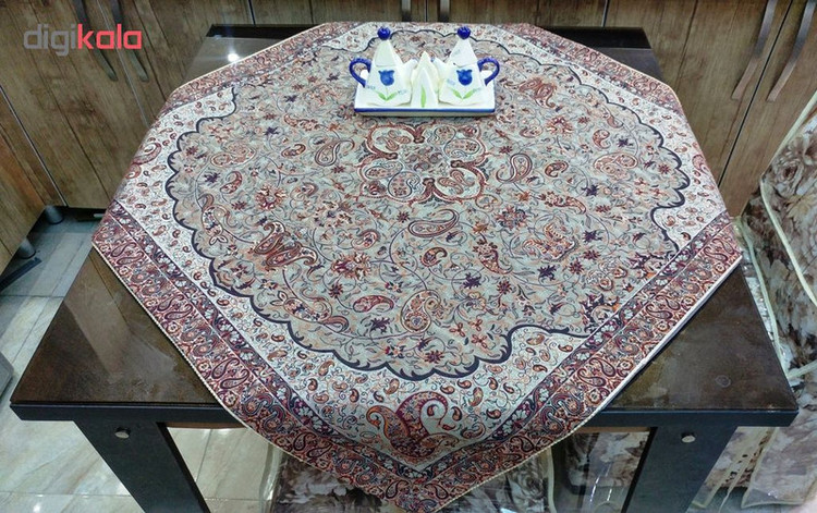 ست 5 تکه رومیزی ترمه طرح شاه عباسی کد 33