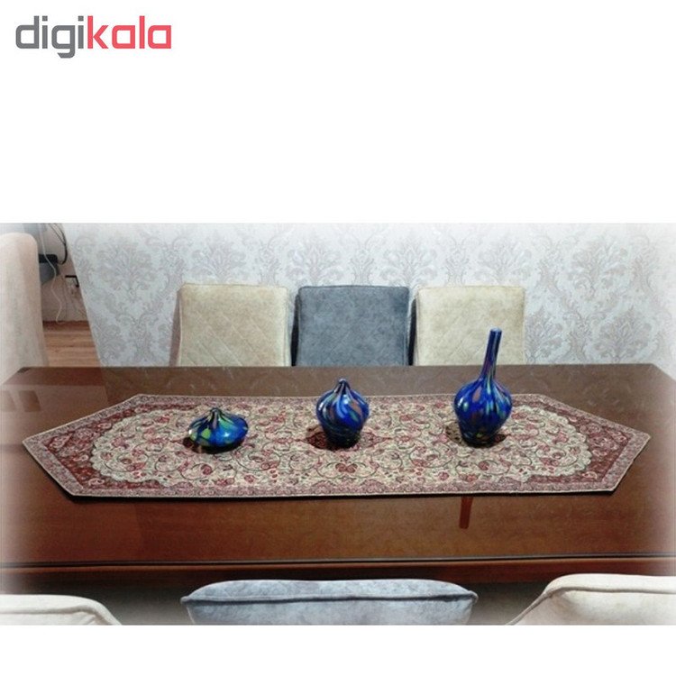 ست 5 تکه رومیزی ترمه طرح شاه عباسی کد 33