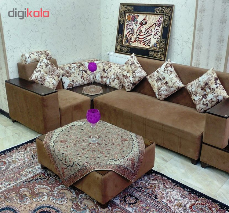 ست 5 تکه رومیزی ترمه طرح شاه عباسی کد 33