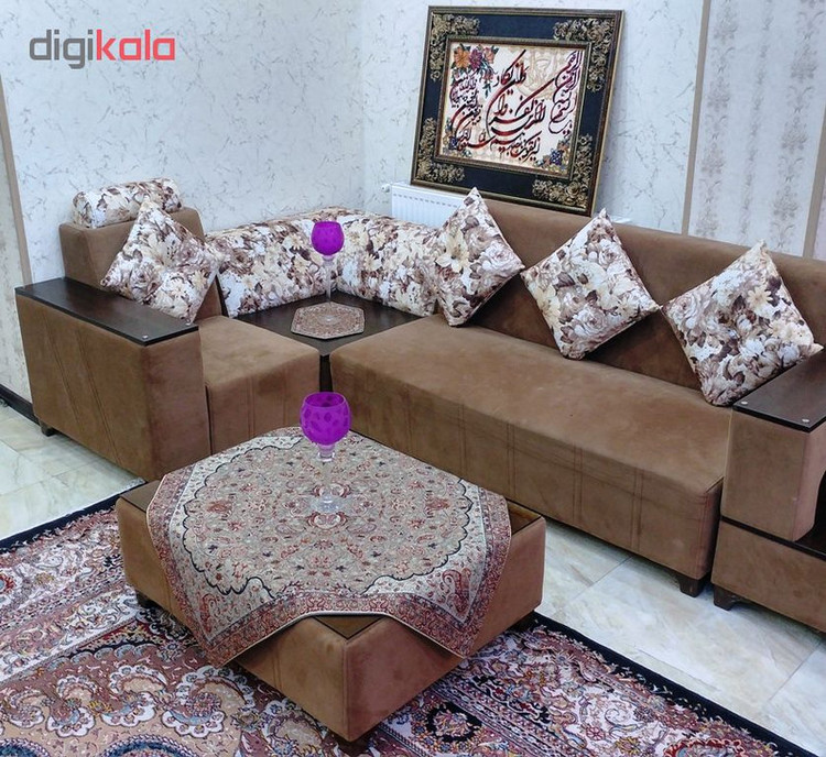 ست 5 تکه رومیزی ترمه طرح شاه عباسی کد 33