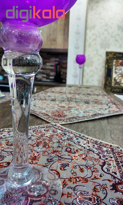 ست 5 تکه رومیزی ترمه طرح شاه عباسی کد 33