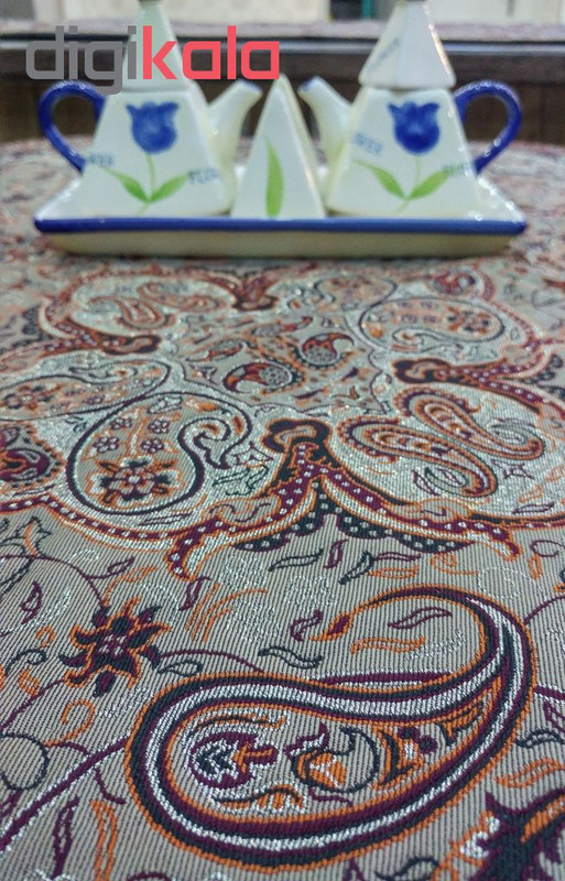 ست 5 تکه رومیزی ترمه طرح شاه عباسی کد 33