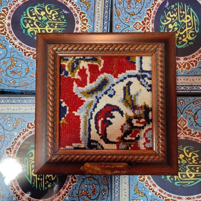 تابلو فرش امام رضا ع فقط باقاب