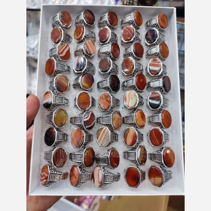 انگشتر مردانه عقیق