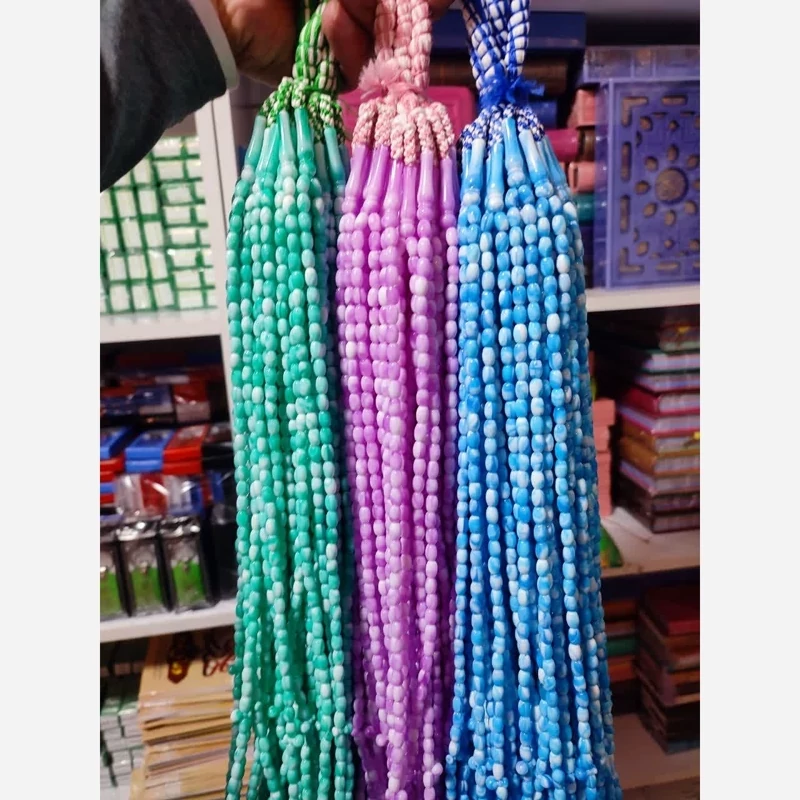 تسبیح گندمی دسته ده عددی