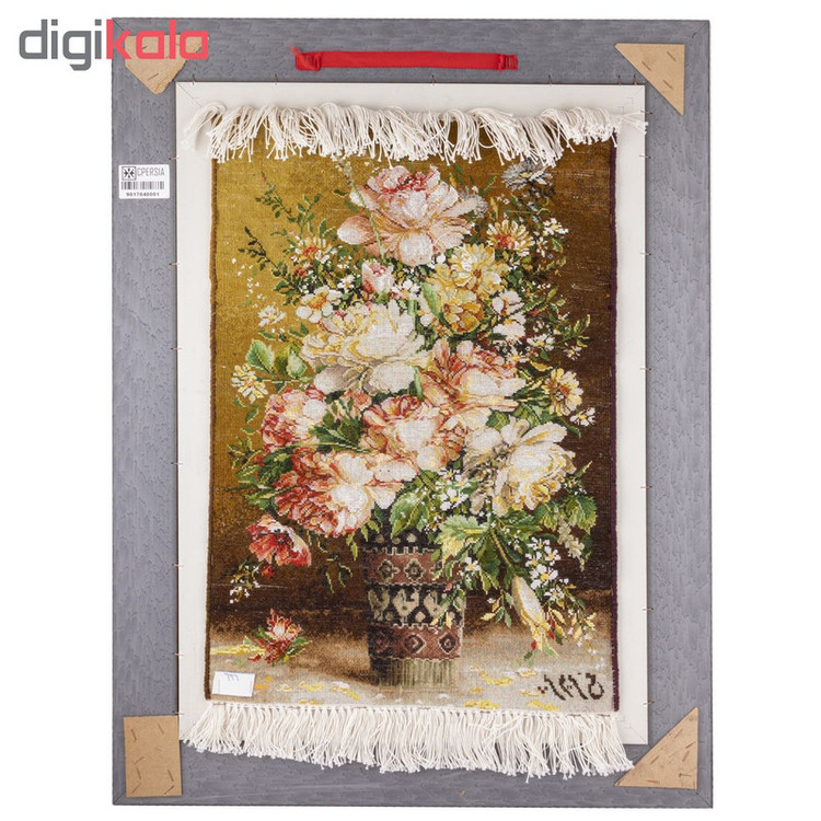تابلو فرش دستباف سی پرشیا طرح گل 800 کد 901704