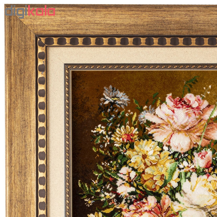 تابلو فرش دستباف سی پرشیا طرح گل 800 کد 901704
