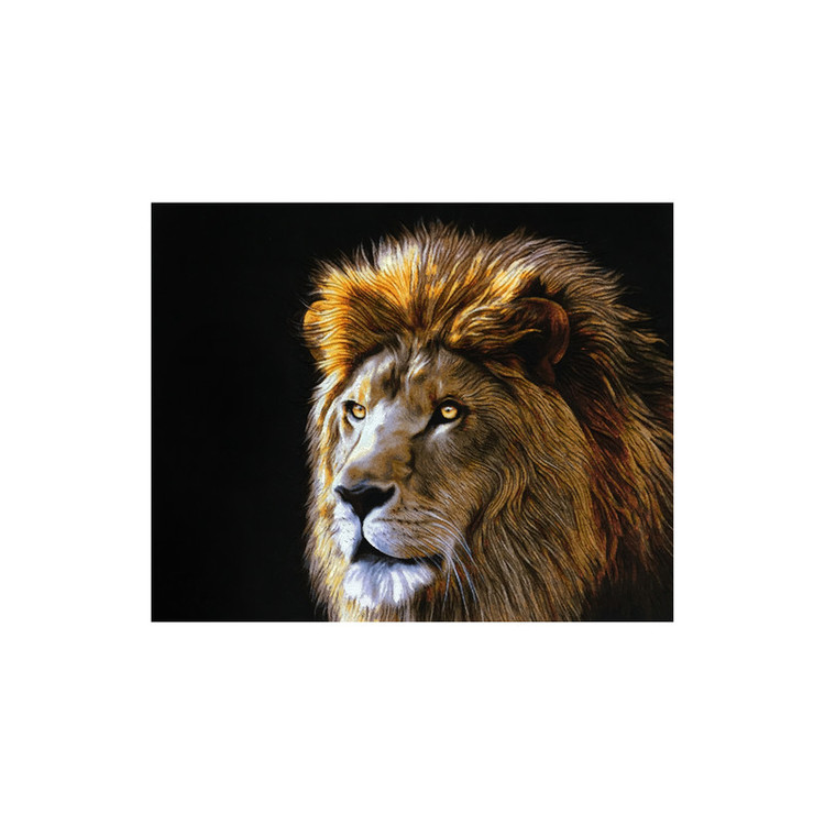 تابلو فرش دستبافت طرح شیر کد 1732