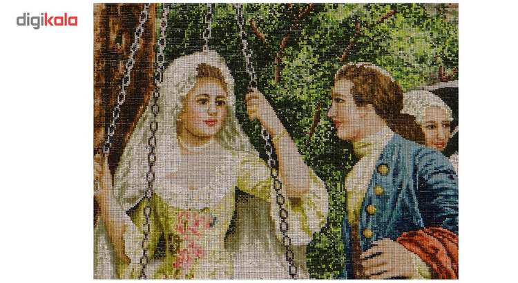 تابلو فرش دستباف آنافرش طرح مهریه کد 10385
