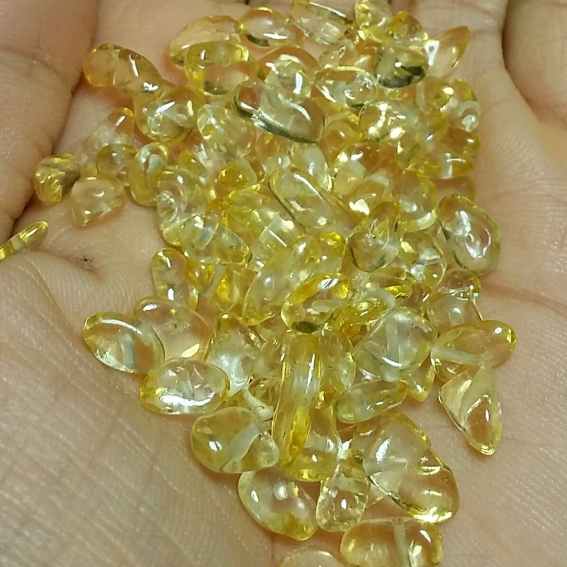 مهره چیپسی سنگ سیترین طبیعی وارداتی از کشور برزیل ریز قیمت برای یک عدد مهره درج شده است حراج واقعی