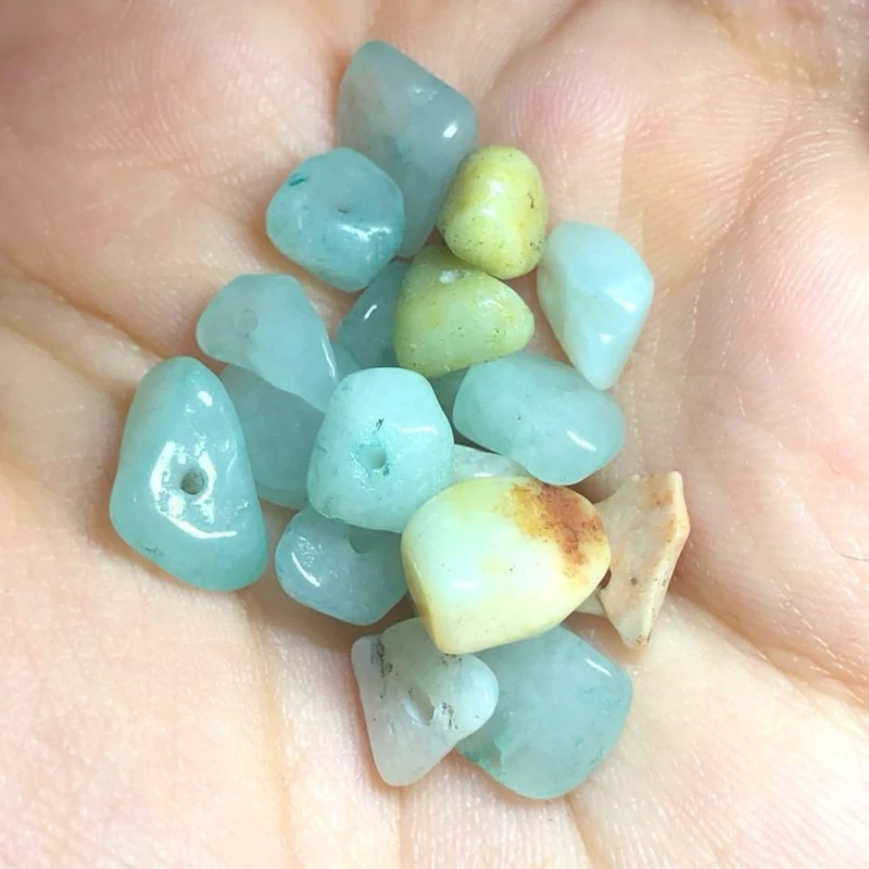 مهره سنگ دفرمه آکومارین   کد288