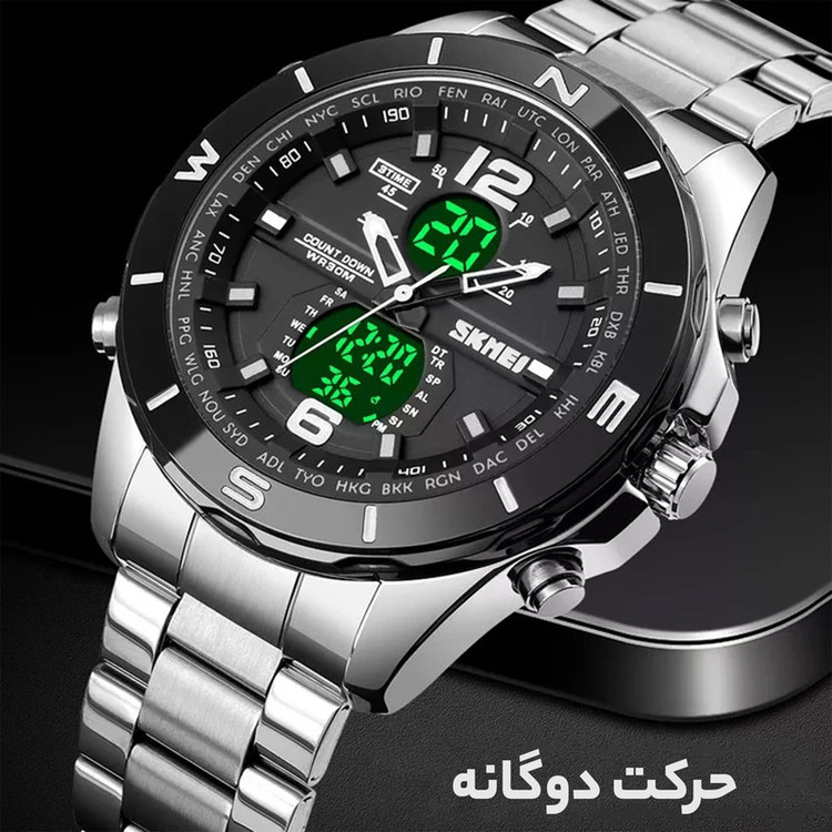 ساعت مچی عقربهای مردانه اسکمی مدل 1670 SI
