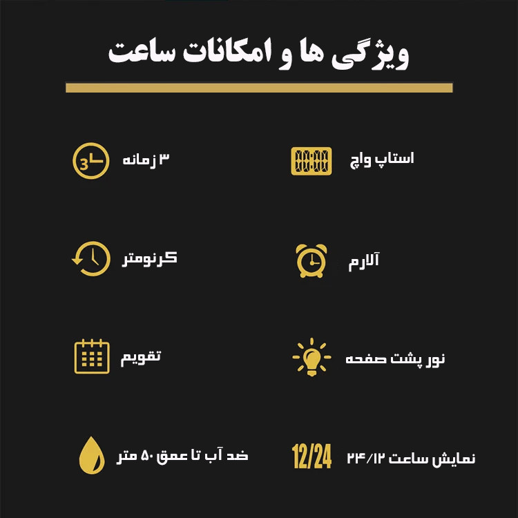 ساعت مچی دیجیتال مردانه اسکمی مدل 2401 GD