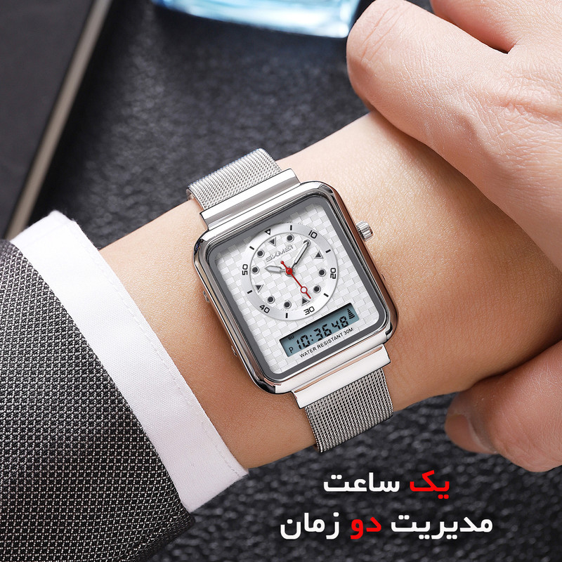 ساعت مچی دیجیتال مردانه اسکمی مدل 2466 SI