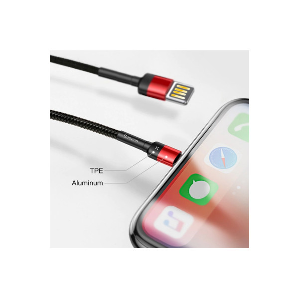 کابل تبدیل USB به لایتنینگ باسئوس مدل CALKLF-HG1 Cafule Special Edition طول 2 متر