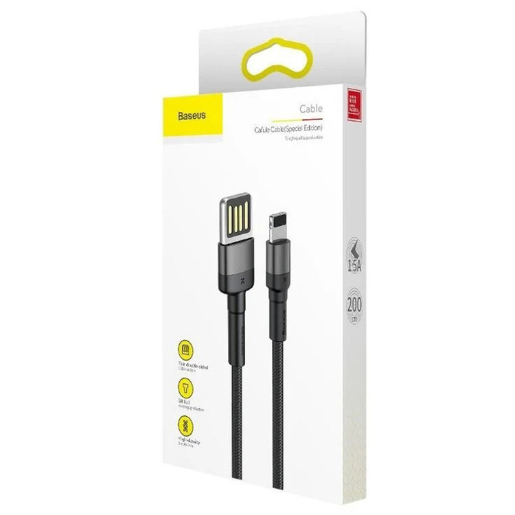 کابل تبدیل USB به لایتنینگ باسئوس مدل CALKLF-HG1 Cafule Special Edition طول 2 متر