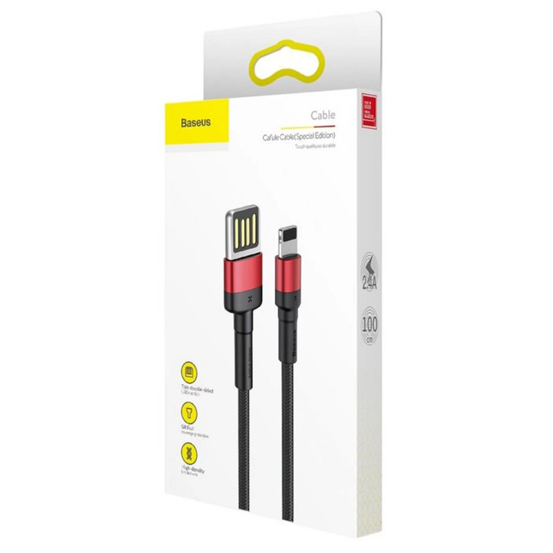 کابل تبدیل USB به لایتنینگ باسئوس مدل CALKLF-HG1 Cafule Special Edition طول 2 متر